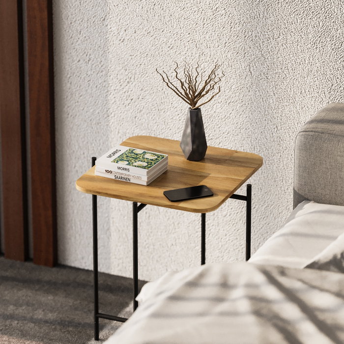 Hanah Home Mesa de Centro Shb-005 de Madera y Metal Hanah Home Mesa de Centro Shb-005 de Madera y Metal